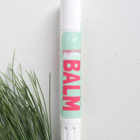 Clear Peppermint Pretty Balm • 100% Natural • Vegan • Moisturizing Lip Balm