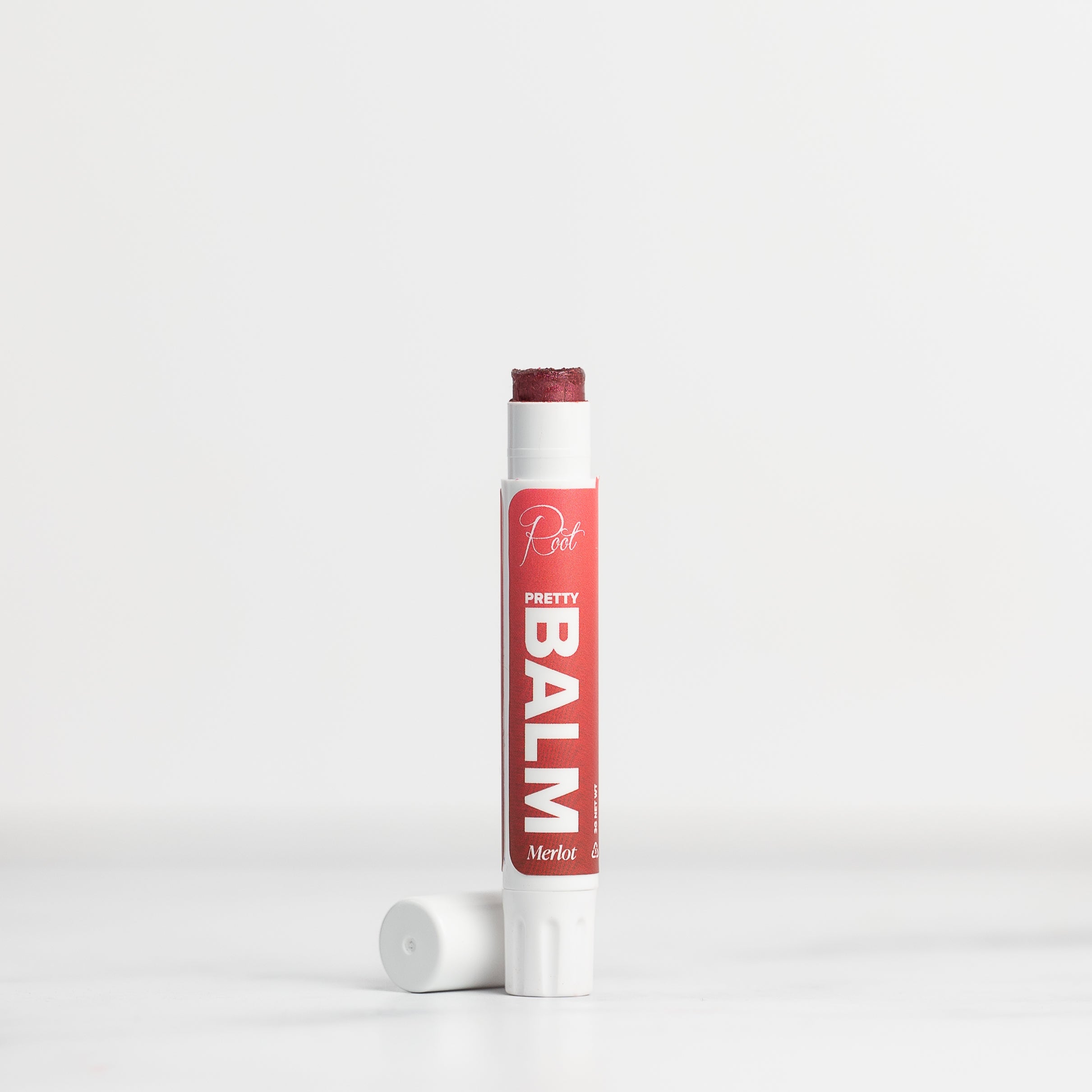 Merlot Pretty Balm • 100% Natural • Vegan • Tinted Lip Balm – Root
