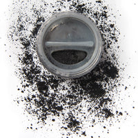 Rich Matte Black Loose Mineral Eye Shadow • Black Beauty