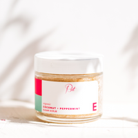 Organic Coconut + Peppermint Sugar Scrub
