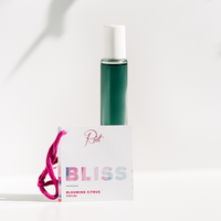 Bliss Perfume + Hair Oil wrapped in reusable Cloth Wrap • Nontoxic + Alcohol Free
