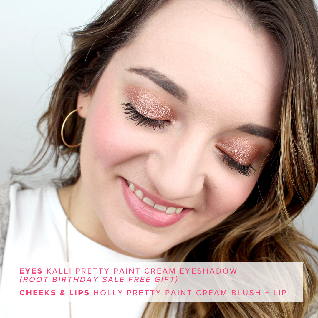 Holly • Pretty Paint Hydrating Cream Multi-Use Blush + Lip – Root