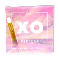 XO Perfume + Hair Oil wrapped in reusable Cloth Wrap • Nontoxic + Alcohol Free