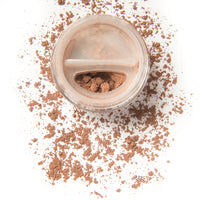 Warm Brown Loose Mineral Eyeshadow • Sunkissed