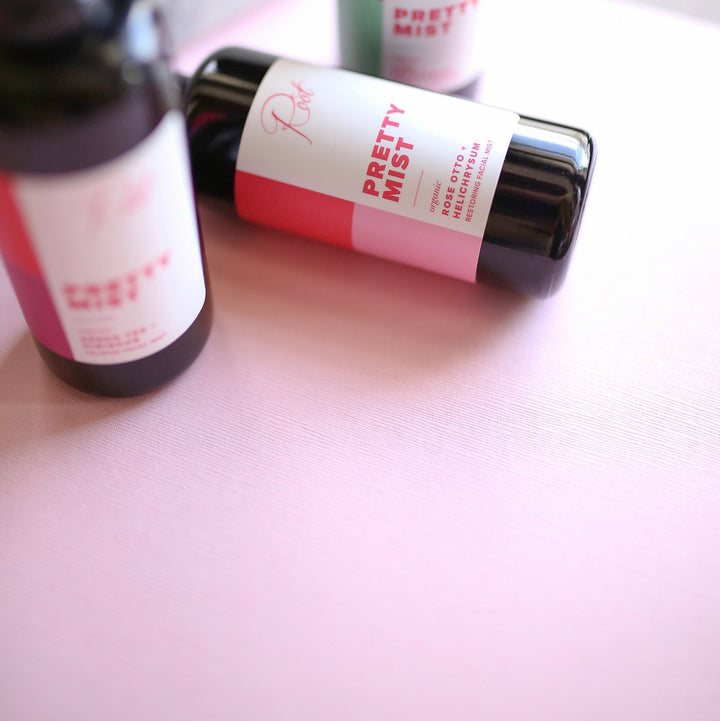 Pretty Mist Rose Otto + Helichrysum Organic Facial Mist – Root