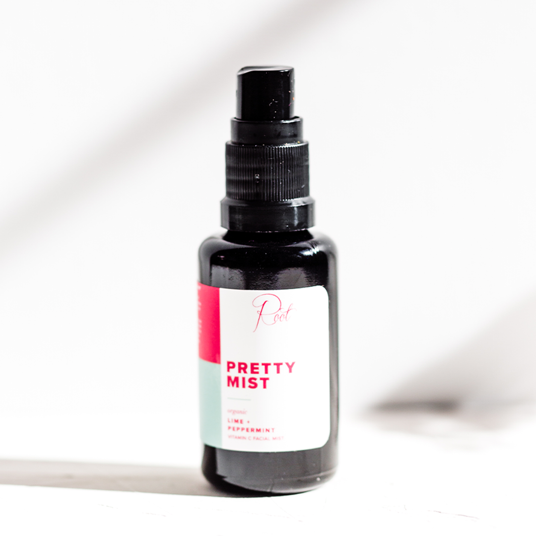 Trial Pretty Mist Lime + Peppermint Organic Facial Mist – Root
