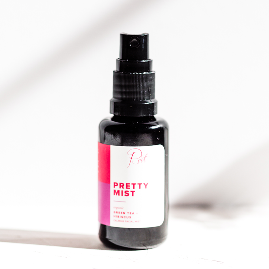 Trial Pretty Mist Green Tea + Hibiscus Organic Facial Mist – Root