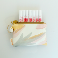 Sweet Vibes Vegan Leather Lip Wallet Pouch