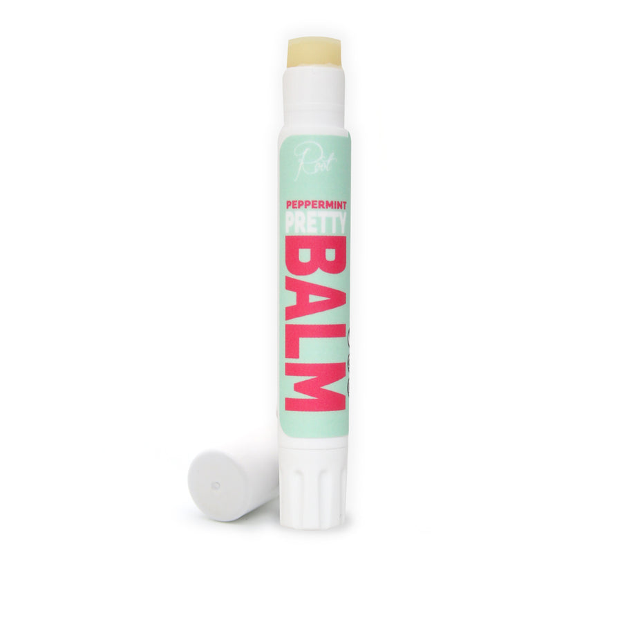 Clear Peppermint Pretty Balm • 100% Natural • Vegan • Moisturizing Lip Balm