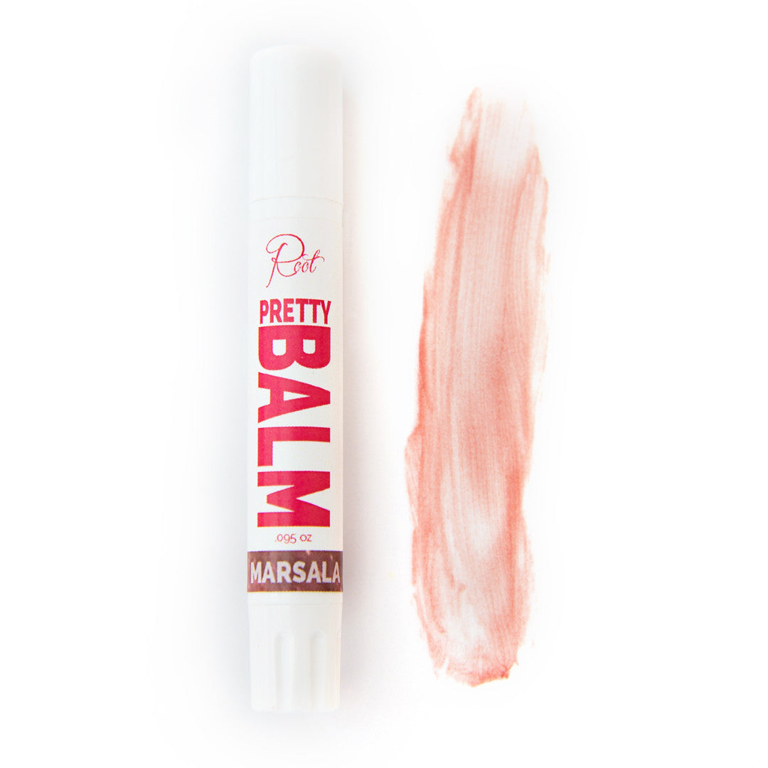 Marsala Pretty Balm • 100% Natural • Vegan • Tinted Lip Balm